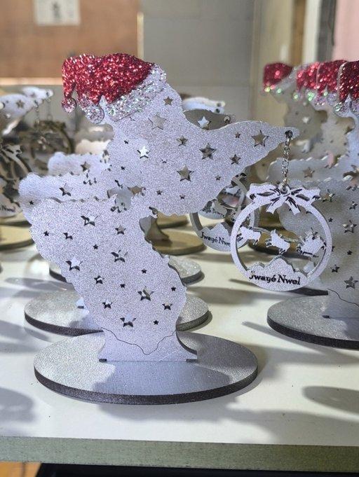 Déco de noël conçus et découpé par LeHéronConception